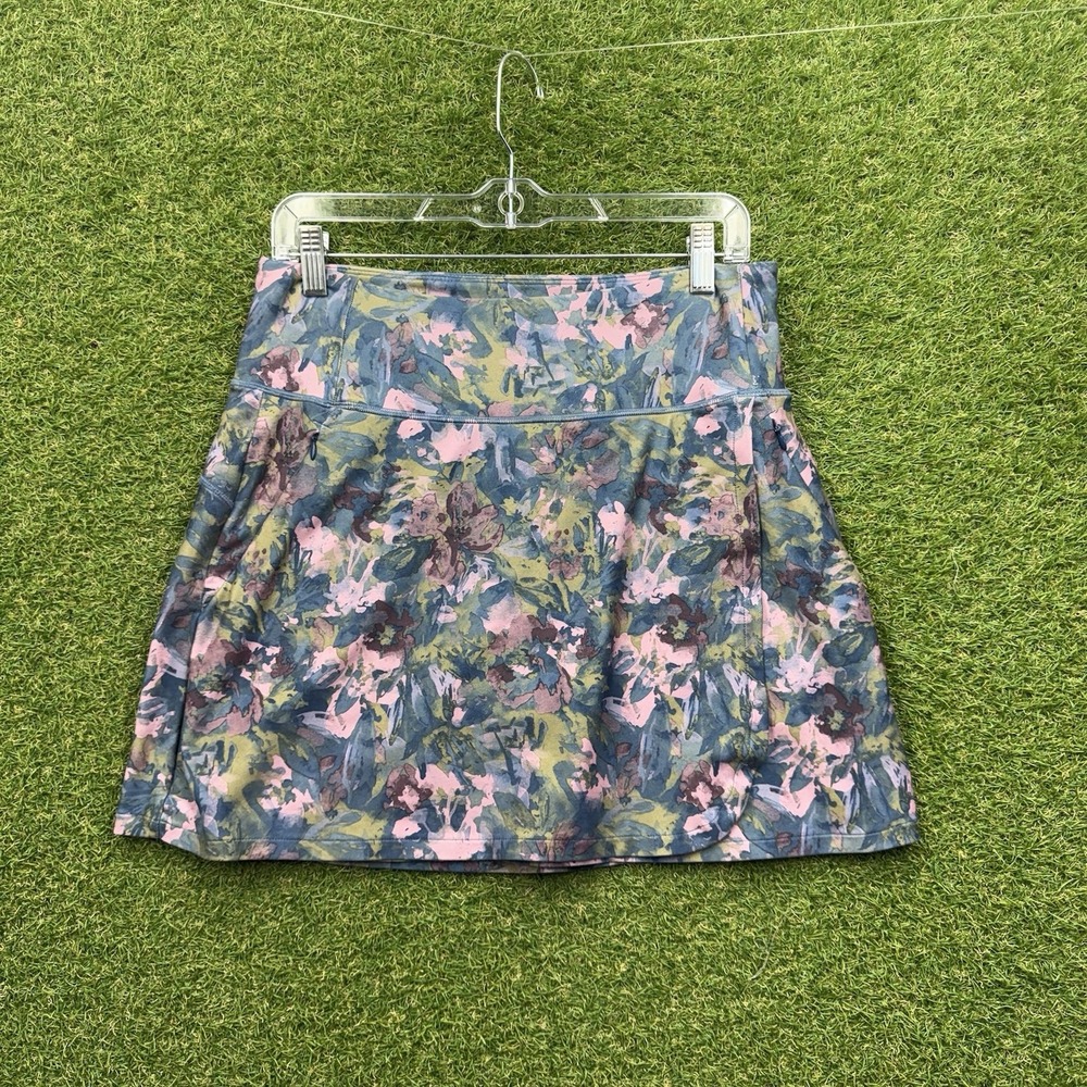 Freely Mandy Skort Skirt Womens Medium Sea Green Pickleball Tennis Golf Sporty